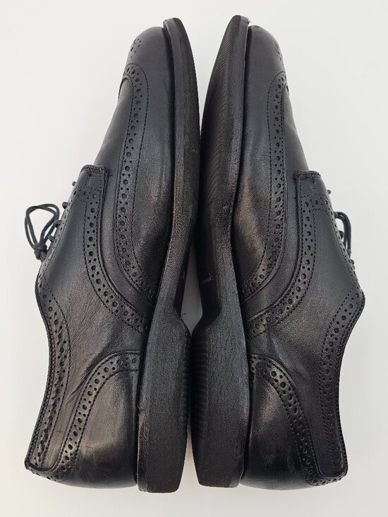 Allen Edmonds Leather Black Wingtip Brogue Oxford Shoes 3350 Men\'s Size 10.5D main image 11